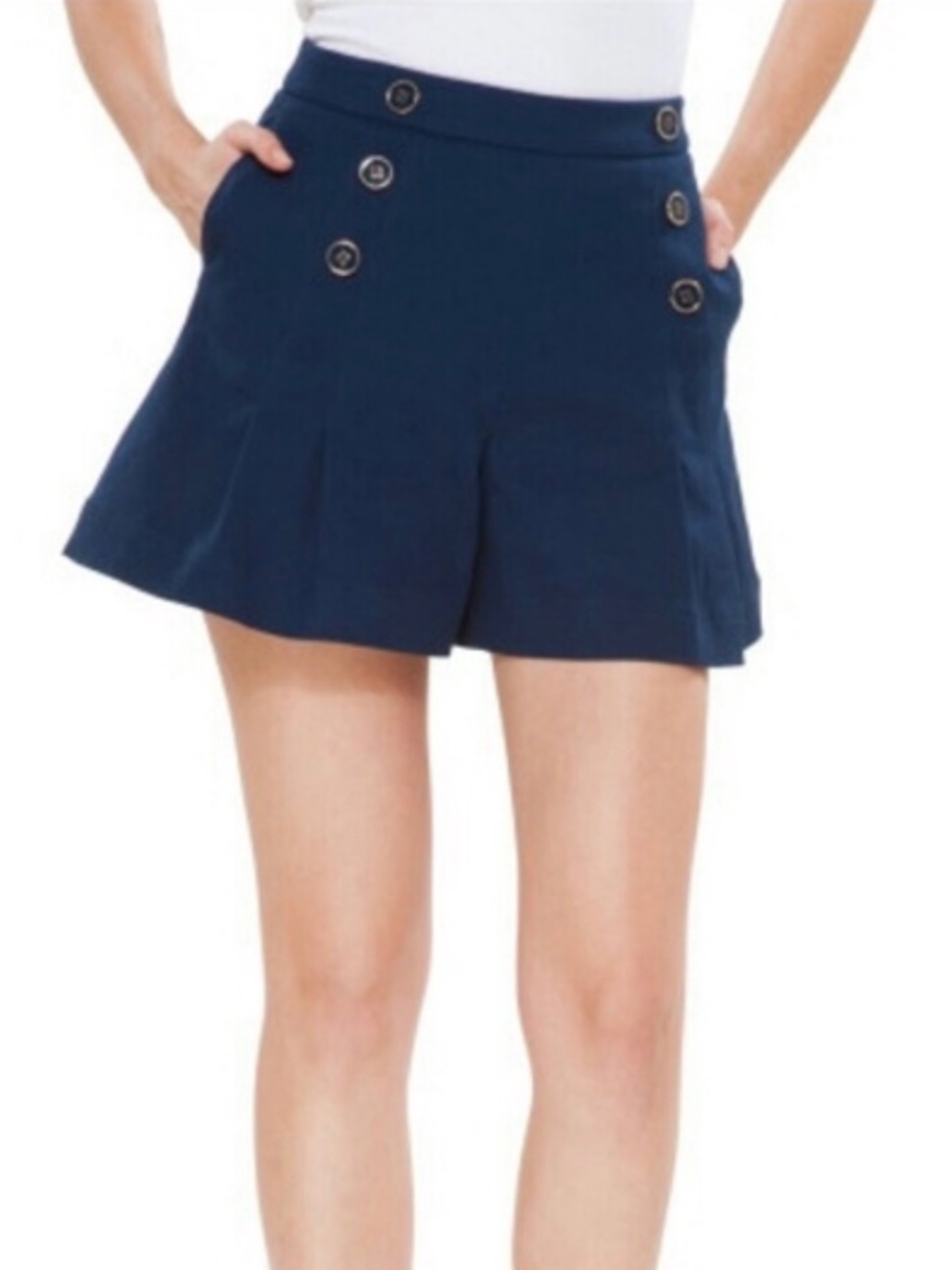 Betsey Johnson Twill Sailor Shorts